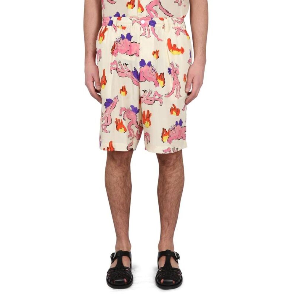 Marni Men Marni Men Bermuda Shorts With Print